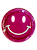 Prato importado Smile rosa pink - Imagem 1