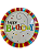 Prato Happy B Colorido - Imagem 1