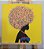 Menina do Black Fundo Amarelo - Imagem 1