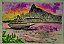 Aquarela Cristo Redentor vista Mureta da Rua - Imagem 1