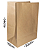 Saco Kraft Liso sem impressão chapa 20X13,5X33 c/200un - Imagem 2
