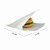Saquinho de Hamburguer Aberto PH2 Lateral 17x16cm c/500 Branco sem impressão - Imagem 1