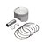 Pistao Kit C/anel Kmp Cg/bros 160 0.25 - Imagem 1