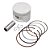Pistao Kit C/anel Kmp Yes 125 0.25 - Imagem 1