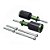 Slider Universal Bering Batente (par) Carbon Aluminio Verde - Imagem 1