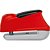 Trava De Disco C/ Alarme Abus Trigger Alarm 350 Vermelho - Imagem 1