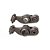 Braco Oscilante Ww3 Racing C/ Rolete (par) Biz 100/ Pop 100 - Imagem 1