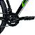Bicicleta OXS Glide 100 Aro 29 Shimano 21v Preto e Verde e Azul - Imagem 3