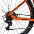 Bicicleta OXS Glide 100 Aro 29 Shimano 21v Laranja e Vinho e S-lime - Imagem 4