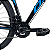 Bicicleta OXS Glide 100 Aro 29 Shimano 21v Preto e Azul e S-lime - Imagem 3