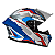 CAPACETE GP TECH PILOT HACKER BRANCO-AZUL 58 - Imagem 2