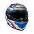 CAPACETE GP TECH PILOT HACKER BRANCO-AZUL 58 - Imagem 3
