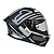 CAPACETE GP TECH PILOT BLADE FOSCO BRANCO-CINZA 58 - Imagem 2