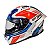 CAPACETE GP TECH PILOT STREAM BRANCO-AZUL 61 - Imagem 1