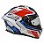 CAPACETE GP TECH PILOT STREAM BRANCO-AZUL 61 - Imagem 2