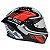 CAPACETE GP TECH PILOT STREAM BRANCO-PRETO-VERMELHO 58 - Imagem 2