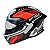 CAPACETE GP TECH PILOT STREAM BRANCO-PRETO-VERMELHO 60 - Imagem 1