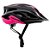 Capacete Para Ciclista Hawk Com Pisca Preto E Rosa G - Imagem 1