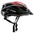 Capacete Para Ciclista Crx Com Pisca Preto E Vermelho G - Imagem 1