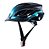 Capacete Para Ciclista MTB JPP Rava Space 3 Brilho Com Viseira Preto E Azul M - Imagem 1