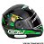 CAPACETE INFANTIL HERO BOY 54 PTO/VERD - GOW - Imagem 1
