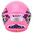 Capacete Infantil Gow Interlagos Sweet Rosa 54 - Imagem 4