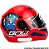 Capacete Infantil Gow Interlagos Robot Vermelho 54 - Imagem 1