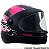 Capacete GOW Interlagos Preto E Rosa 58 - Imagem 1