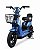 BICICLETA ELETRICA GICIN SK8 ARO 14 500WH 48V AZUL - Imagem 2