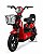 BICICLETA ELETRICA GICIN SK8 ARO 14 500WH 48V VERMELHA - Imagem 2