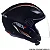 CAPACETE ASX CITY AIR SOLID BRILHO PRETO 60/L - Imagem 1