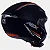 CAPACETE ASX CITY AIR SOLID BRILHO PRETO 62/XL - Imagem 3