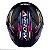 CAPACETE ASX CITY ARROW PRETO BRILHO LARANJA/ROSA 54/XS - Imagem 6