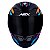 CAPACETE ASX CITY ARROW PRETO BRILHO LARANJA/ROSA 58/M - Imagem 4
