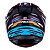 CAPACETE ASX CITY ARROW PRETO BRILHO LARANJA/ROSA 62/XL - Imagem 9