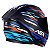 CAPACETE ASX CITY ARROW PRETO FOSCO VERMELHO/AZUL 64/XXL - Imagem 5