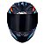 CAPACETE ASX CITY ARROW PRETO FOSCO VERMELHO/AZUL 64/XXL - Imagem 2
