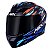 CAPACETE ASX CITY ARROW PRETO FOSCO VERMELHO/AZUL 64/XXL - Imagem 1