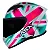 CAPACETE ASX CITY KINGDOM BRILHO BRANCO/ROSA/TIFFANY 56/S - Imagem 5