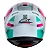 CAPACETE ASX CITY KINGDOM BRILHO BRANCO/ROSA/TIFFANY 56/S - Imagem 9