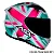 CAPACETE ASX CITY KINGDOM BRILHO BRANCO/ROSA/TIFFANY 58/M - Imagem 4