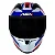 CAPACETE ASX CITY KINGDOM BRILHO BRANCO/VERMELHO/AZUL 58/M - Imagem 2