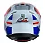 CAPACETE ASX CITY KINGDOM BRILHO BRANCO/VERMELHO/AZUL 62/XL - Imagem 9