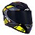 CAPACETE ASX CITY START PRETO BRILHO CINZA/AMARELO 54/XS - Imagem 1