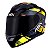 CAPACETE ASX CITY START PRETO BRILHO CINZA/AMARELO 54/XS - Imagem 2
