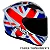 CAPACETE ASX CITY KINGDOM BRILHO BRANCO/VERMELHO/AZUL 60/L - Imagem 1