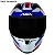 CAPACETE ASX CITY KINGDOM BRILHO BRANCO/VERMELHO/AZUL 60/L - Imagem 3