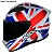 CAPACETE ASX CITY KINGDOM BRILHO BRANCO/VERMELHO/AZUL 60/L - Imagem 4