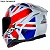 DUPLICADO - CAPACETE ASX CITY KINGDOM BRILHO BRANCO/VERMELHO/AZUL 60/L - Imagem 5