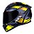 CAPACETE ASX CITY START PRETO BRILHO CINZA/AMARELO 64/XXL - Imagem 2